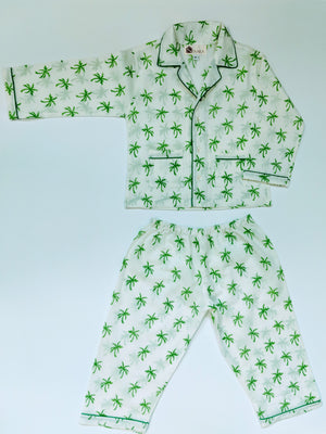 Baby PJ: Green Palm