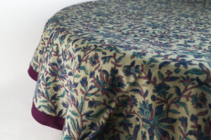 Table Cover- Round 72" DIA : HARIYAALI