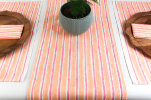 TABLE LINEN SET: PEACH